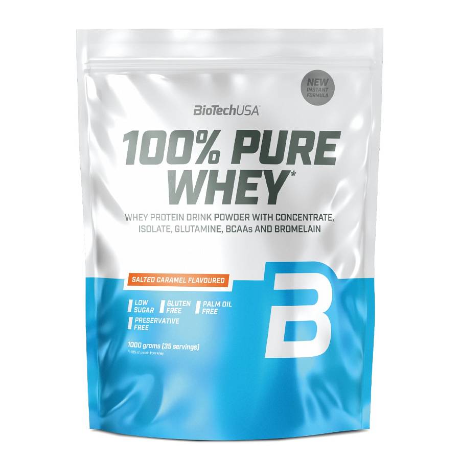 BioTech Usa 100% Pure Whey (1000 gr) Salted Caramel