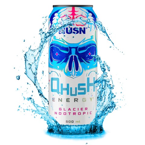 USN QHUSH ENERGY DRINK 500ml Glacier Nootropic