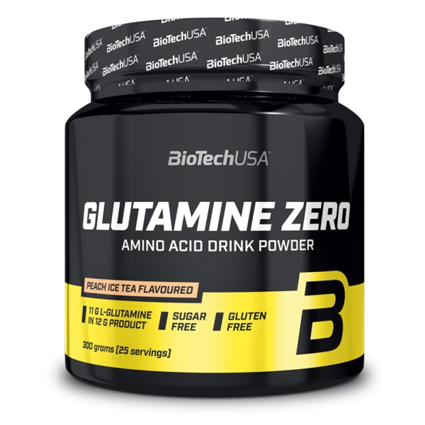 BioTech USA Glutamine Zero 300g Peach Ice Tea