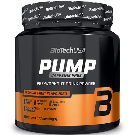 BioTech USA Pump Caffeine Free drink powder 330g