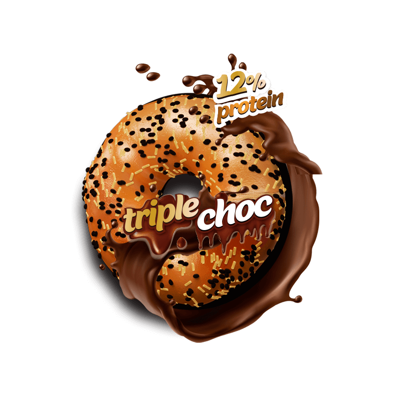 LIFE PRO FITFOOD Life Pro Fit Food Bagel Triple Choc 70 gr