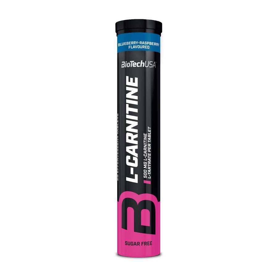 BioTech Usa L-Carnitine (20 Effervescent Tabs) Blueberry Raspberry