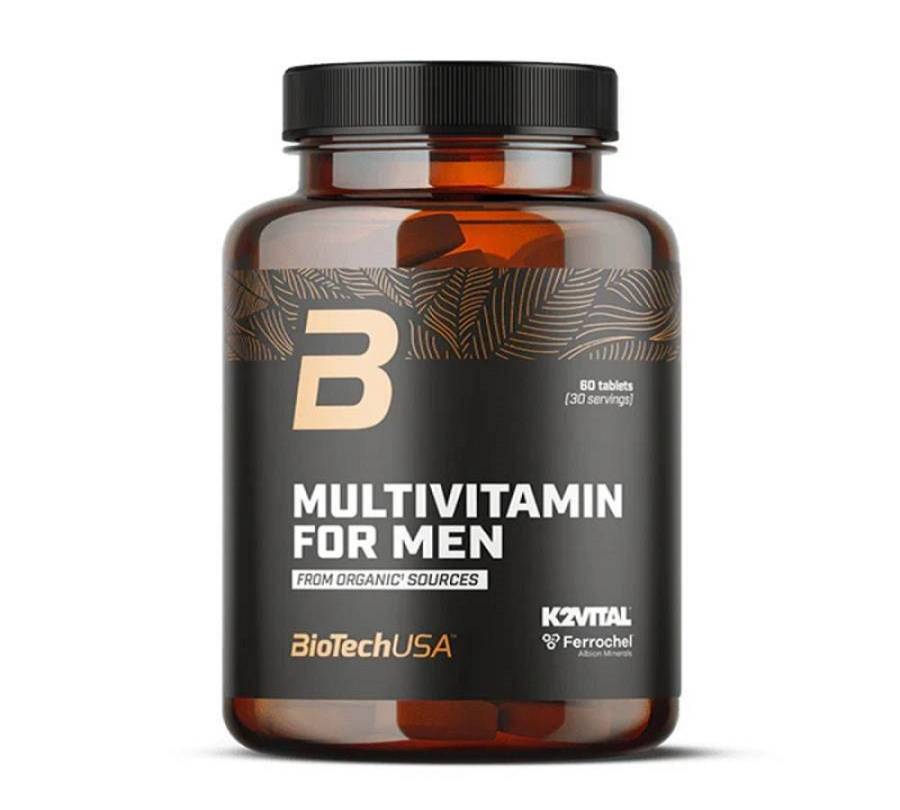 BioTech Usa Multivitamin For Men From Organic Sources (60 Tabs)