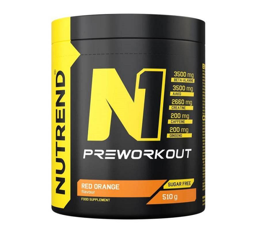 Nutrend N1 Pre-Workout (510 gr) Red Orange