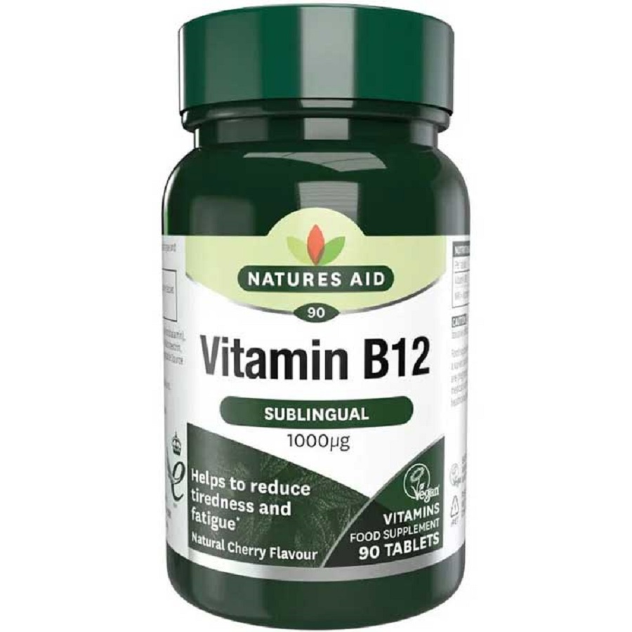 Natures Aid Vitamin B12 1000mg 90 tabs