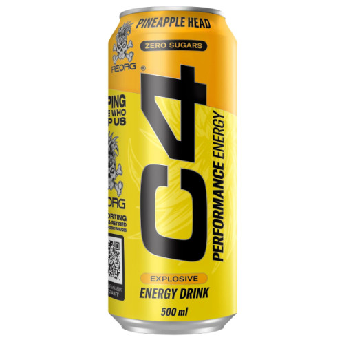 Cellucor C4 Performance Energy Drink 500 ml Millions Pineapple Head