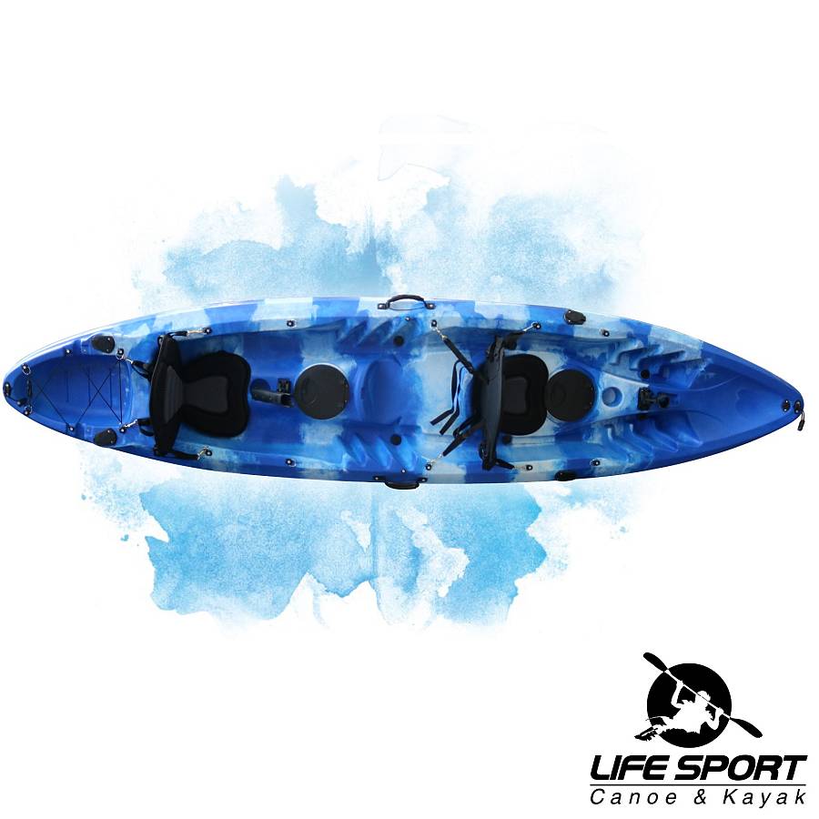 Kayak Life Sport Happiness (2 ενήλικοι + 1 παιδί)