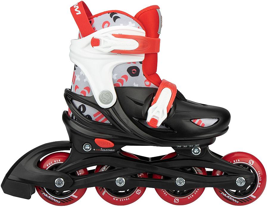 Nijdam Inline Skates Ρυθμιζόμενα 3-σε-1 Street Shift